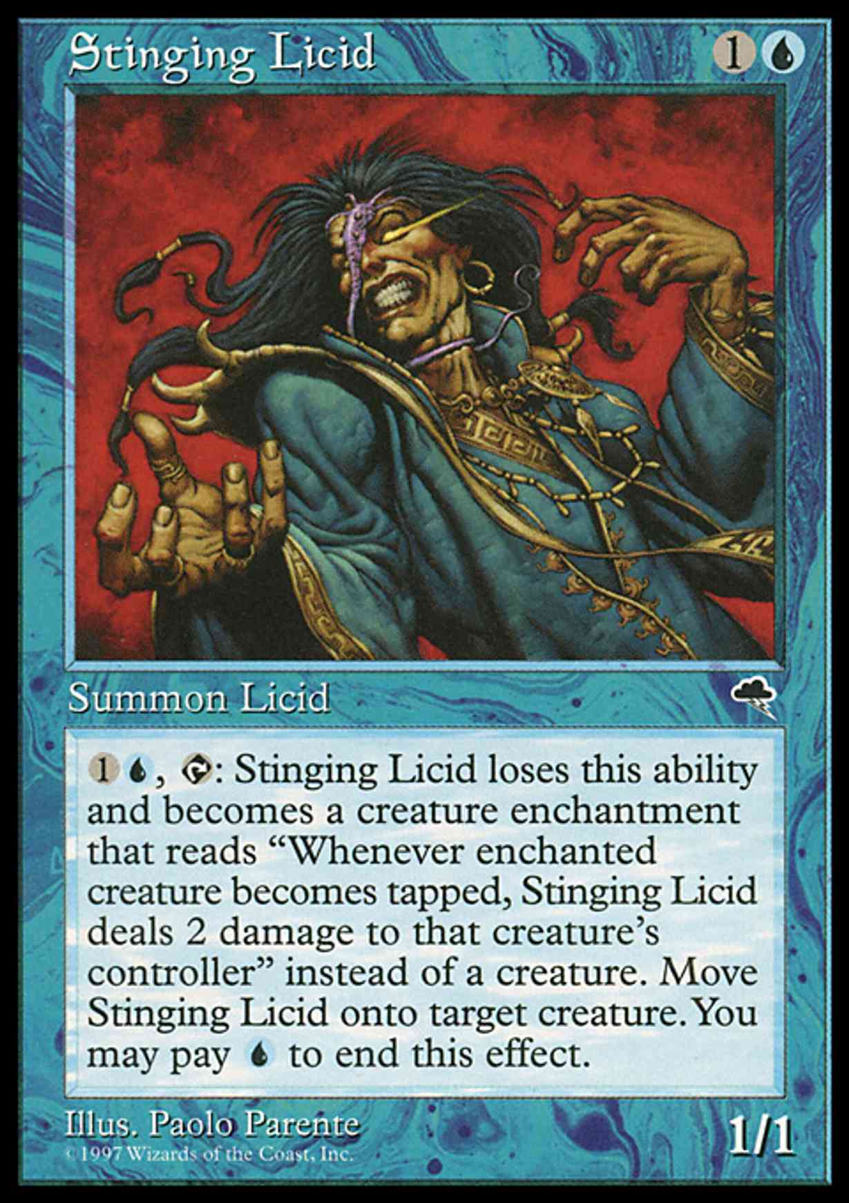 Stinging Licid magic card front