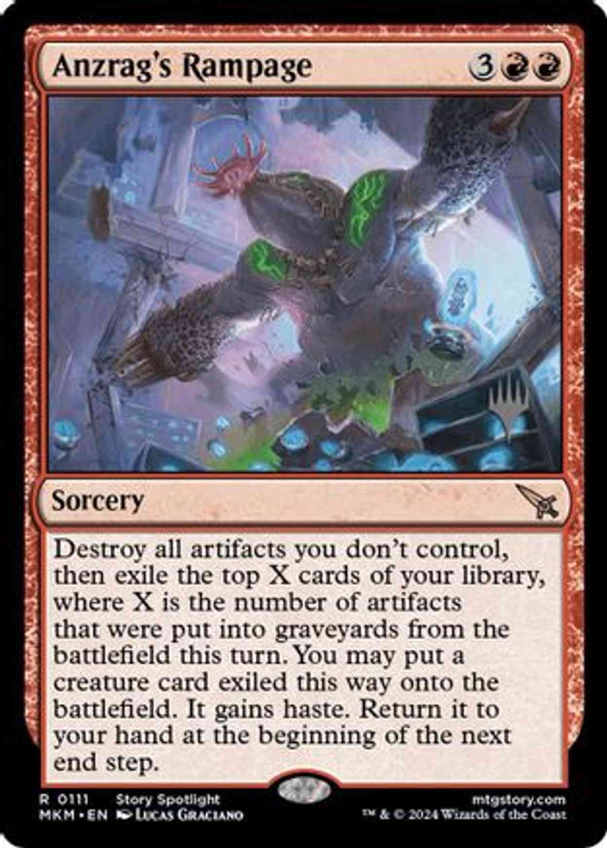 Anzrag's Rampage magic card front