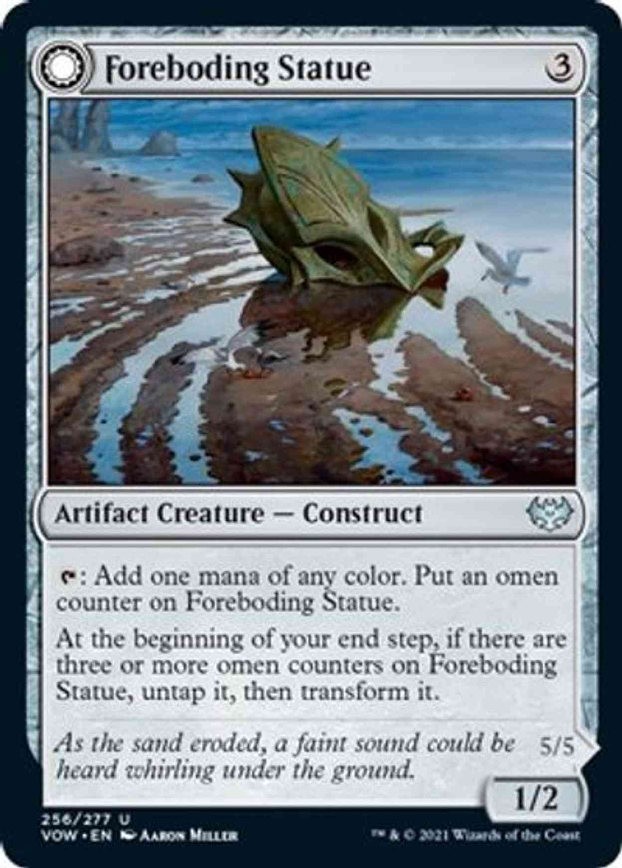Foreboding Statue magic card front