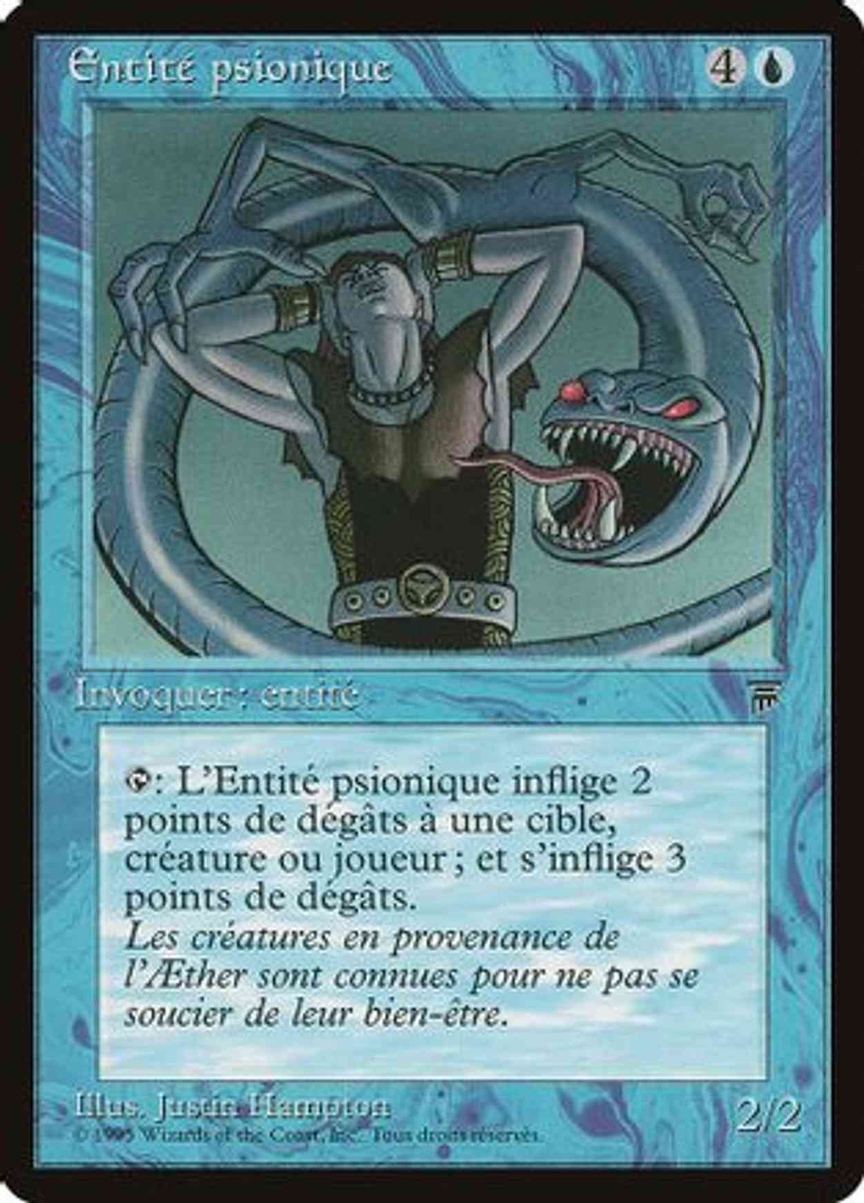 Psionic Entity (French) - "Entite psionique" magic card front