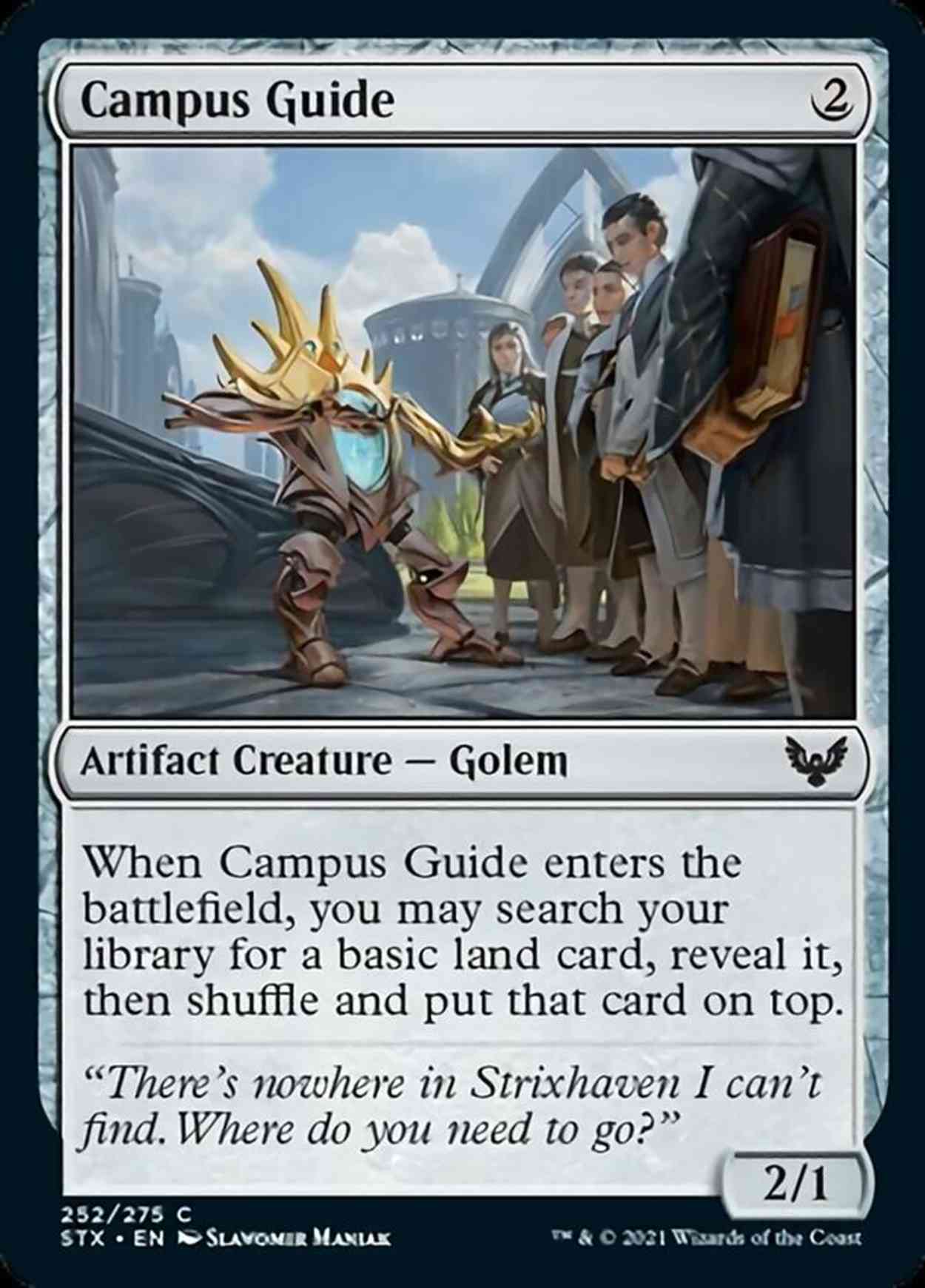 Campus Guide magic card front