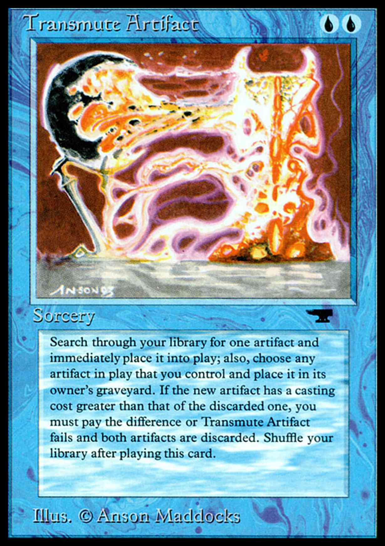 Transmute Artifact magic card front