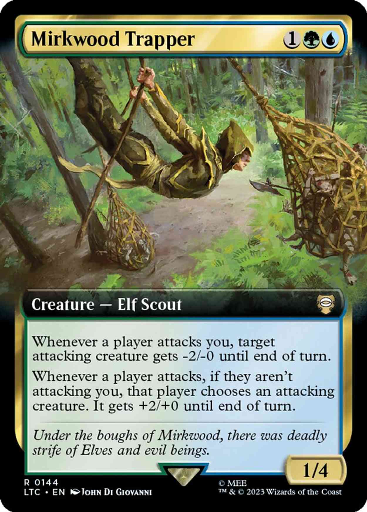 Mirkwood Trapper (Extended Art) magic card front