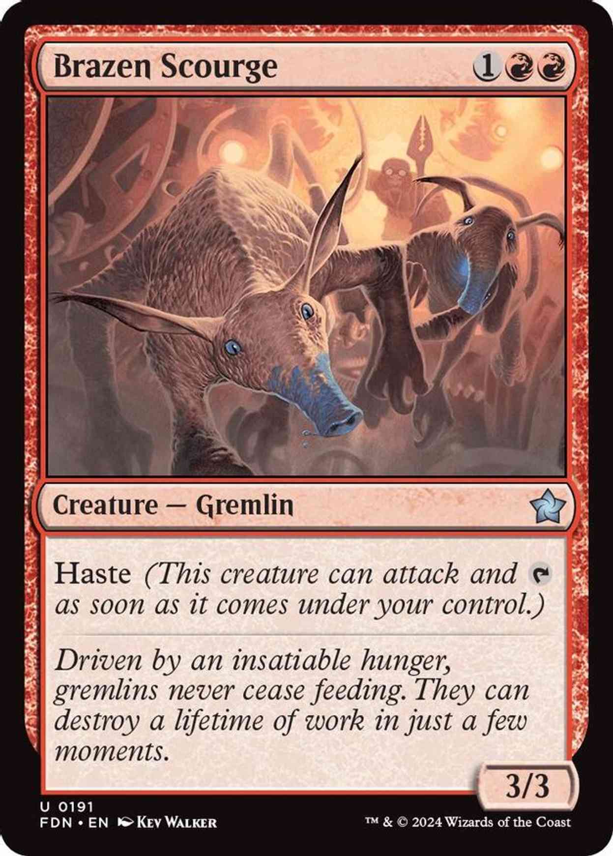 Brazen Scourge magic card front