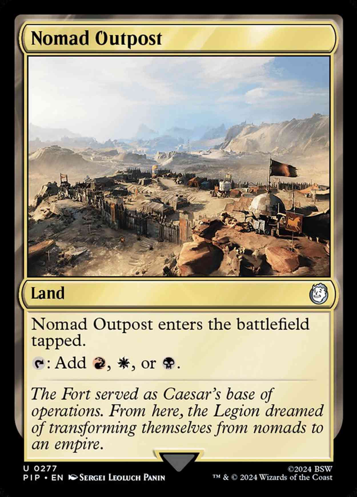 Nomad Outpost magic card front