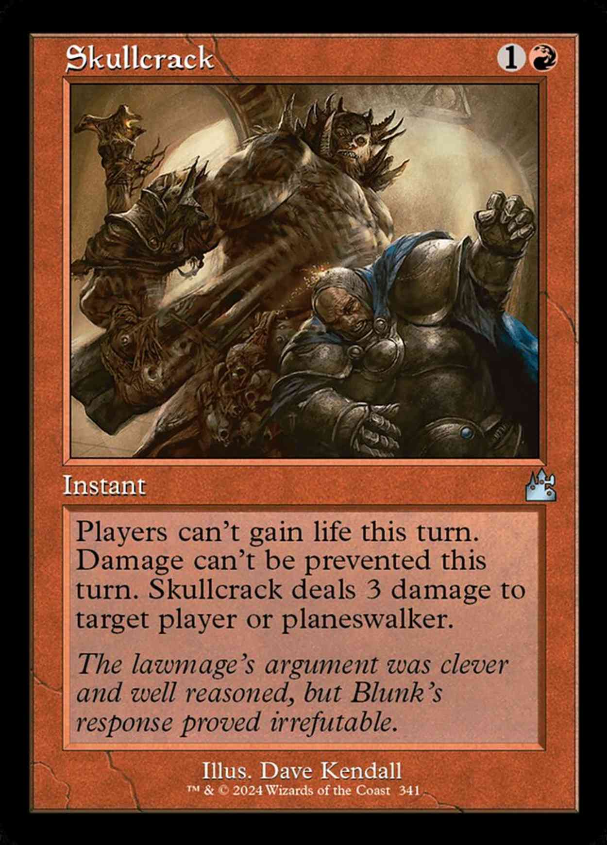 Skullcrack (Retro Frame) magic card front