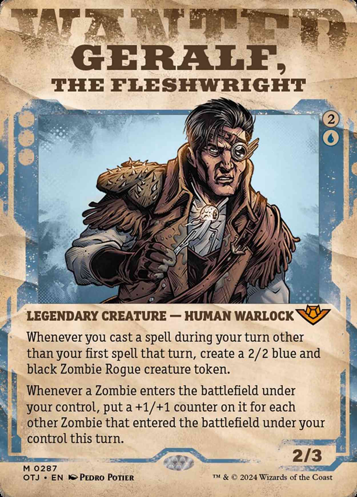 Geralf, the Fleshwright (Showcase) magic card front