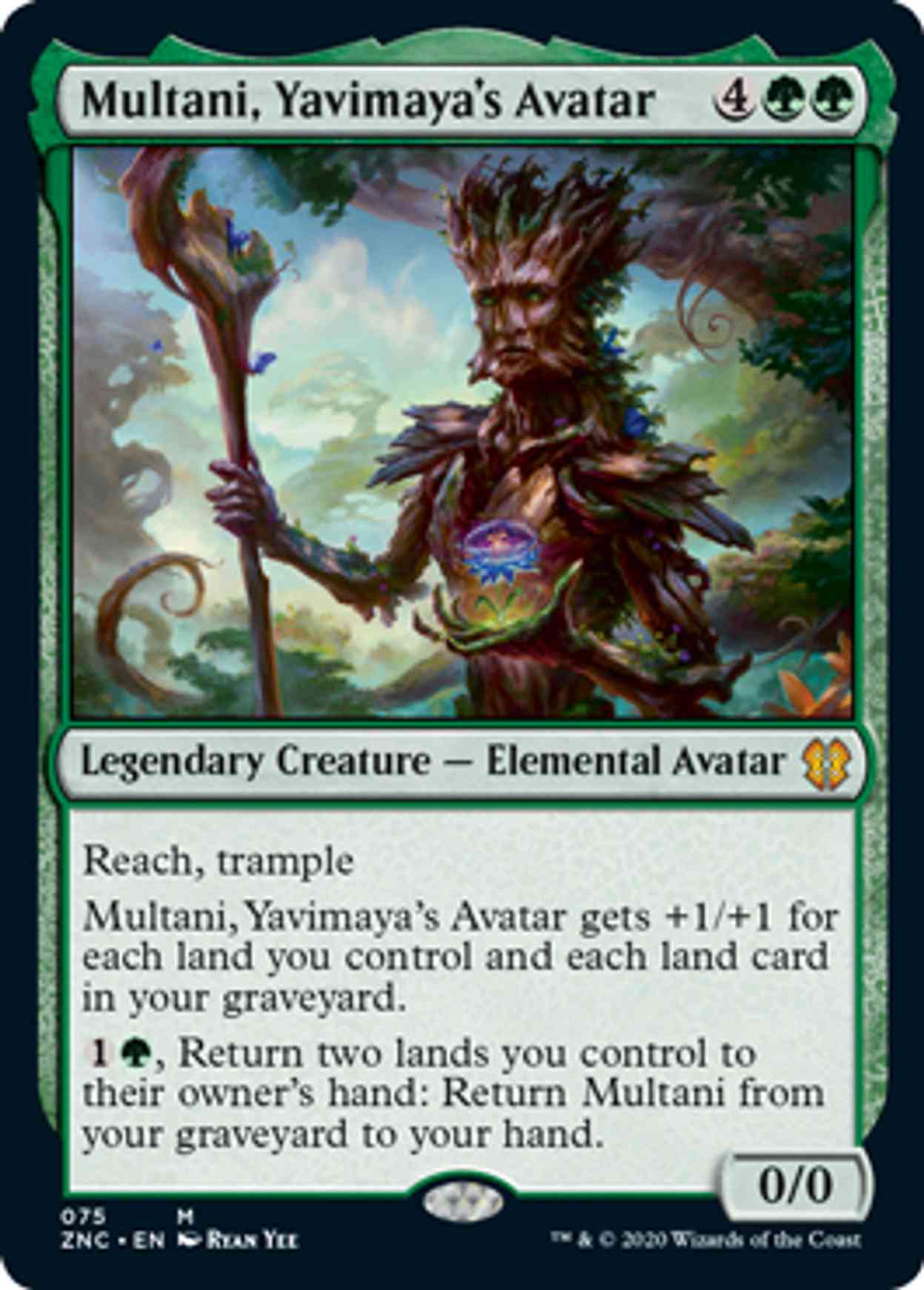Multani, Yavimaya's Avatar magic card front