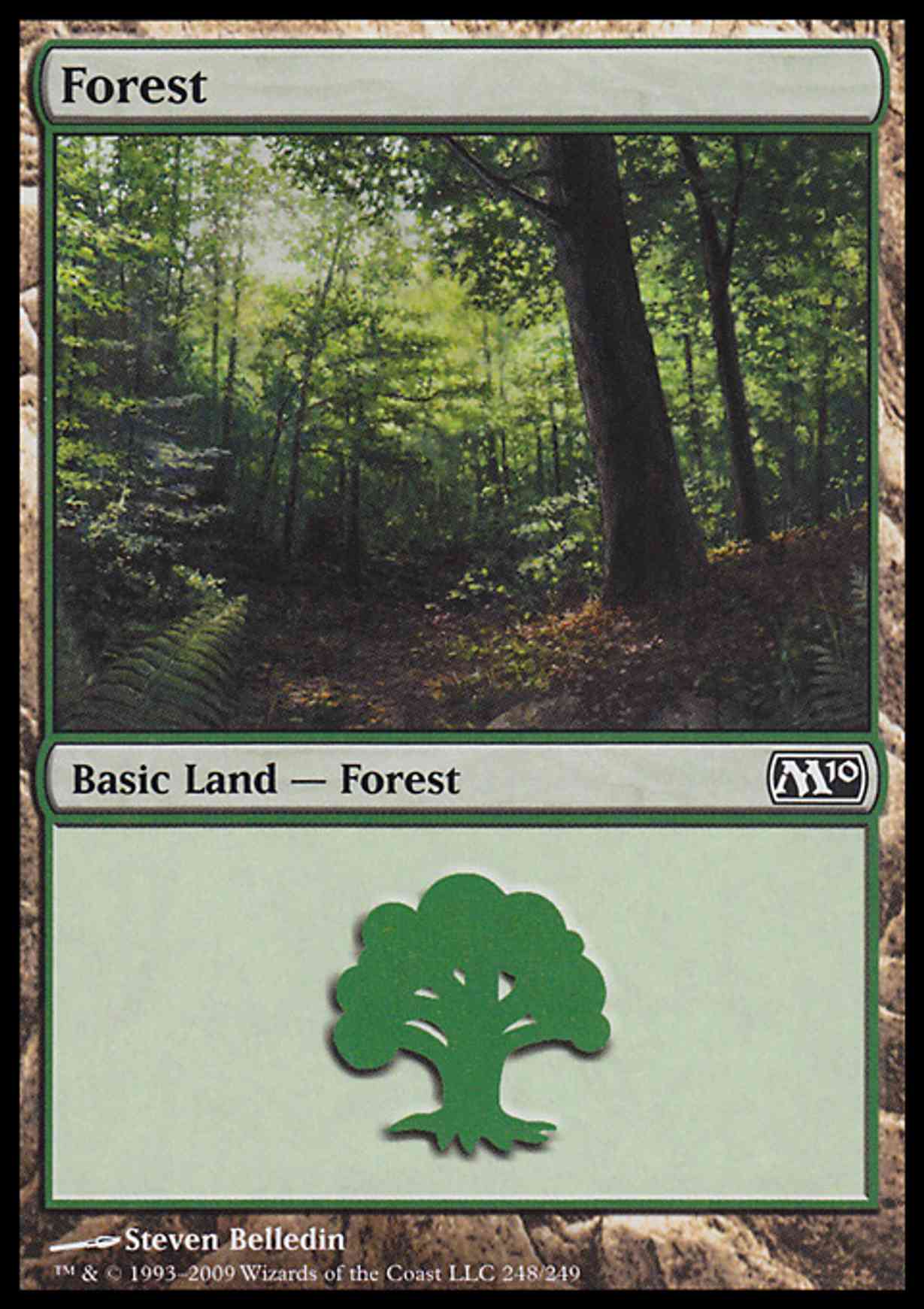 Forest (248) magic card front