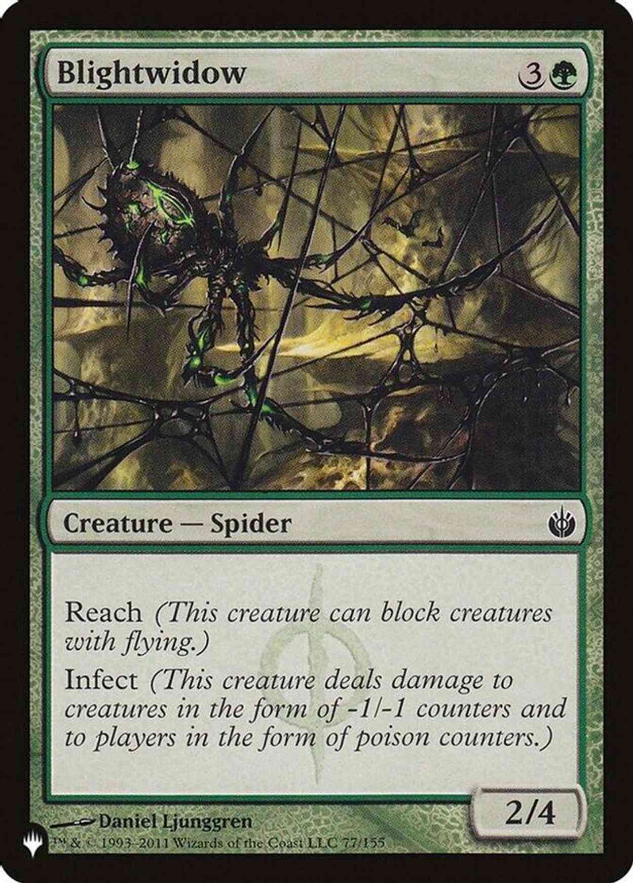 Blightwidow magic card front