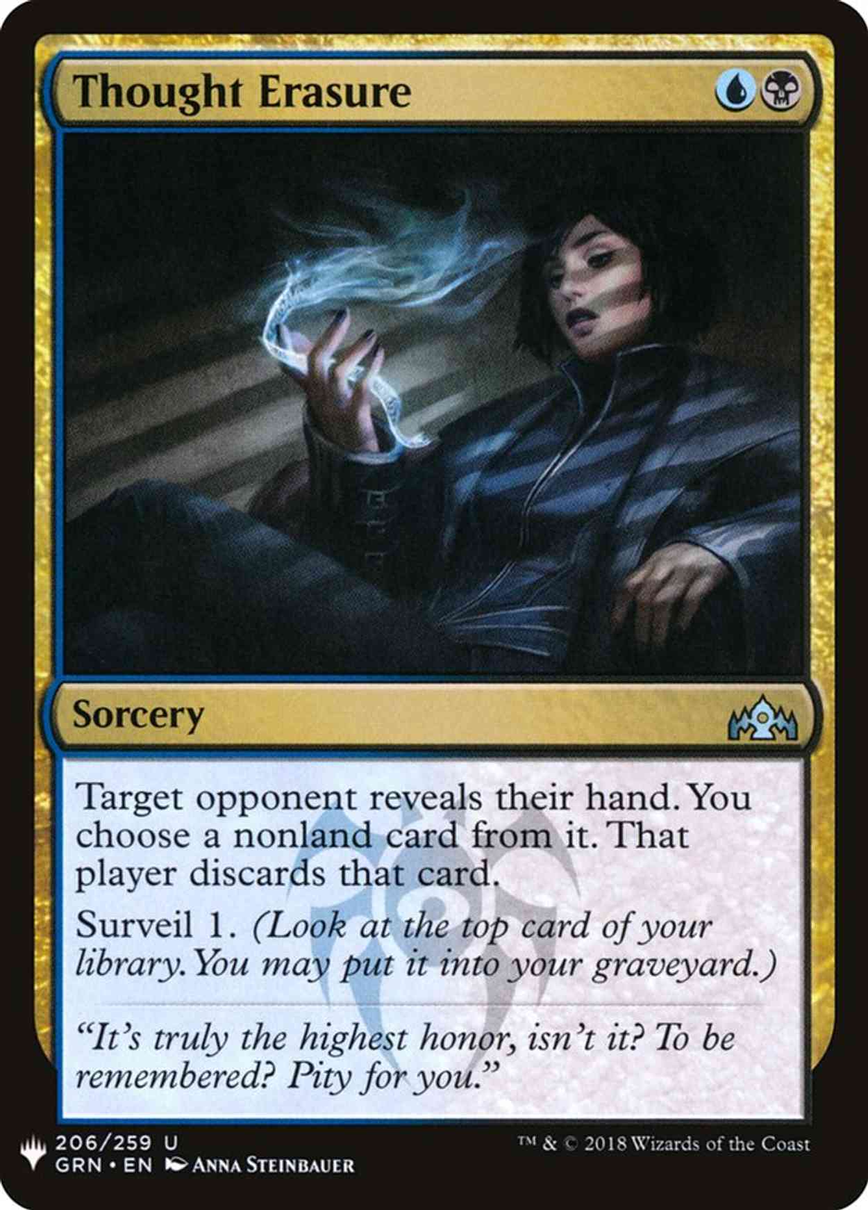 Thought Erasure magic card front