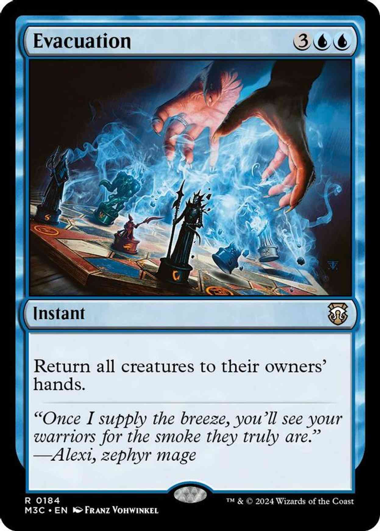 Evacuation (Ripple Foil) magic card front