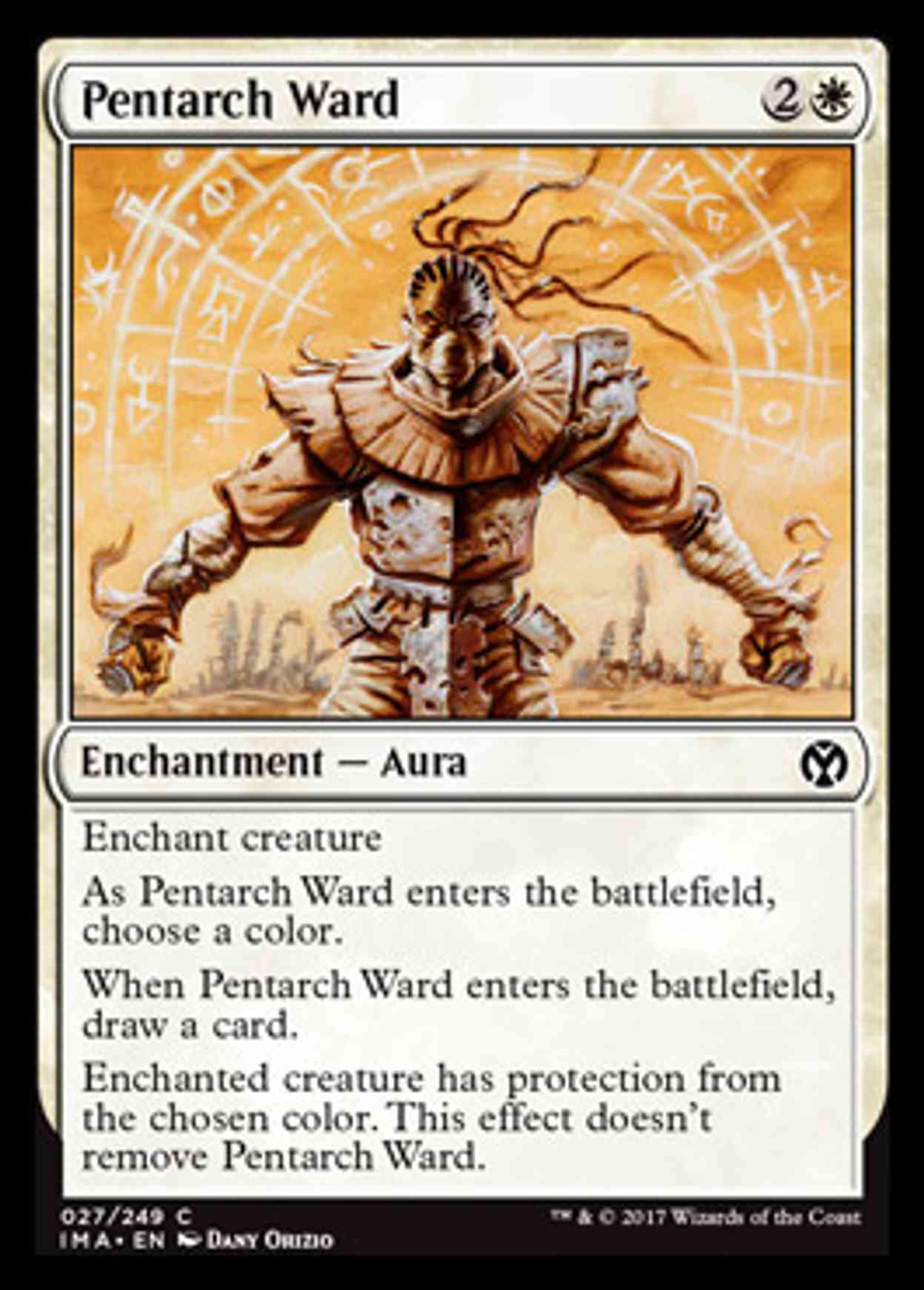Pentarch Ward magic card front