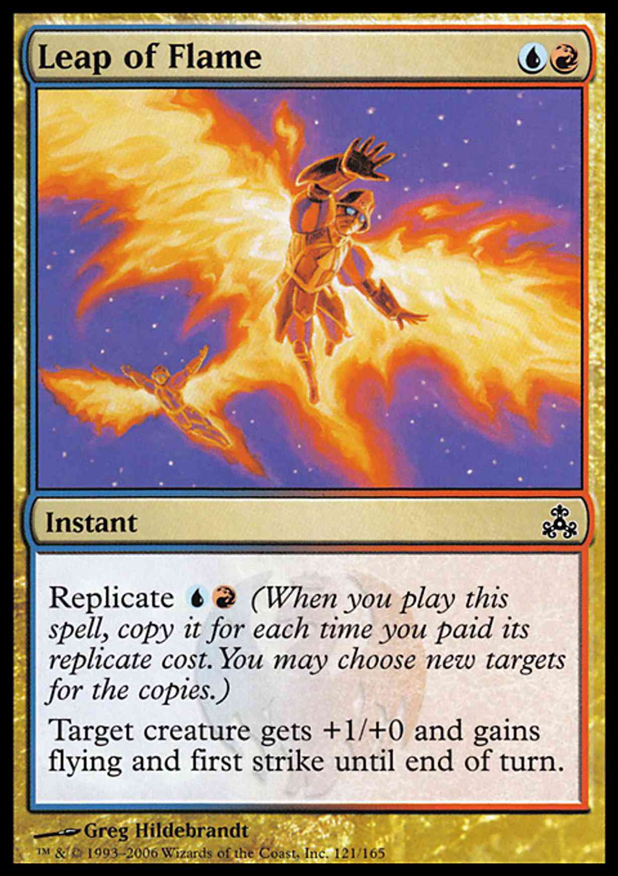 Leap of Flame magic card front