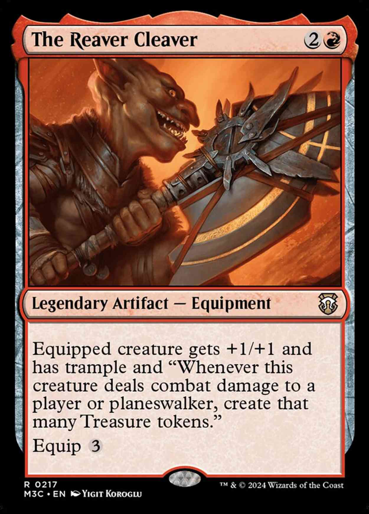 The Reaver Cleaver magic card front