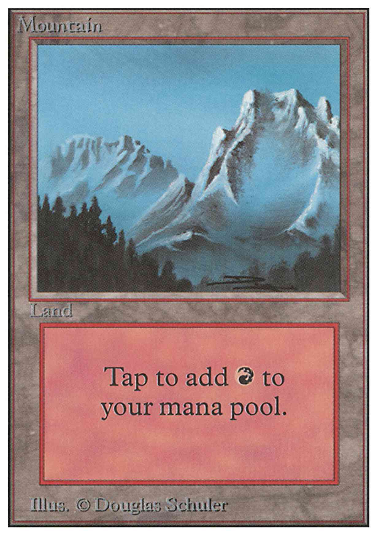 Mountain (B) magic card front