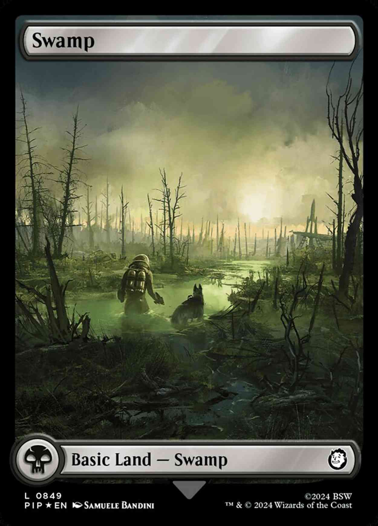 Swamp (0849) (Surge Foil) magic card front