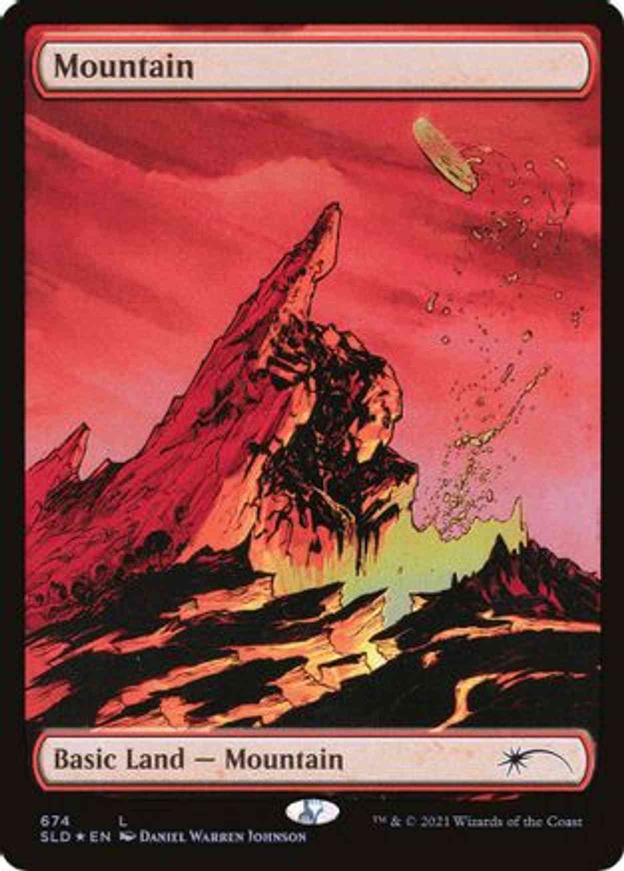 Mountain (674) magic card front