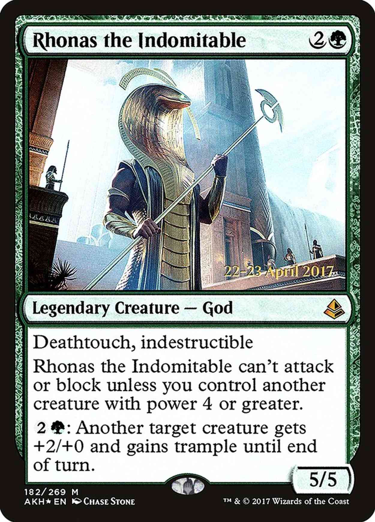 Rhonas the Indomitable magic card front