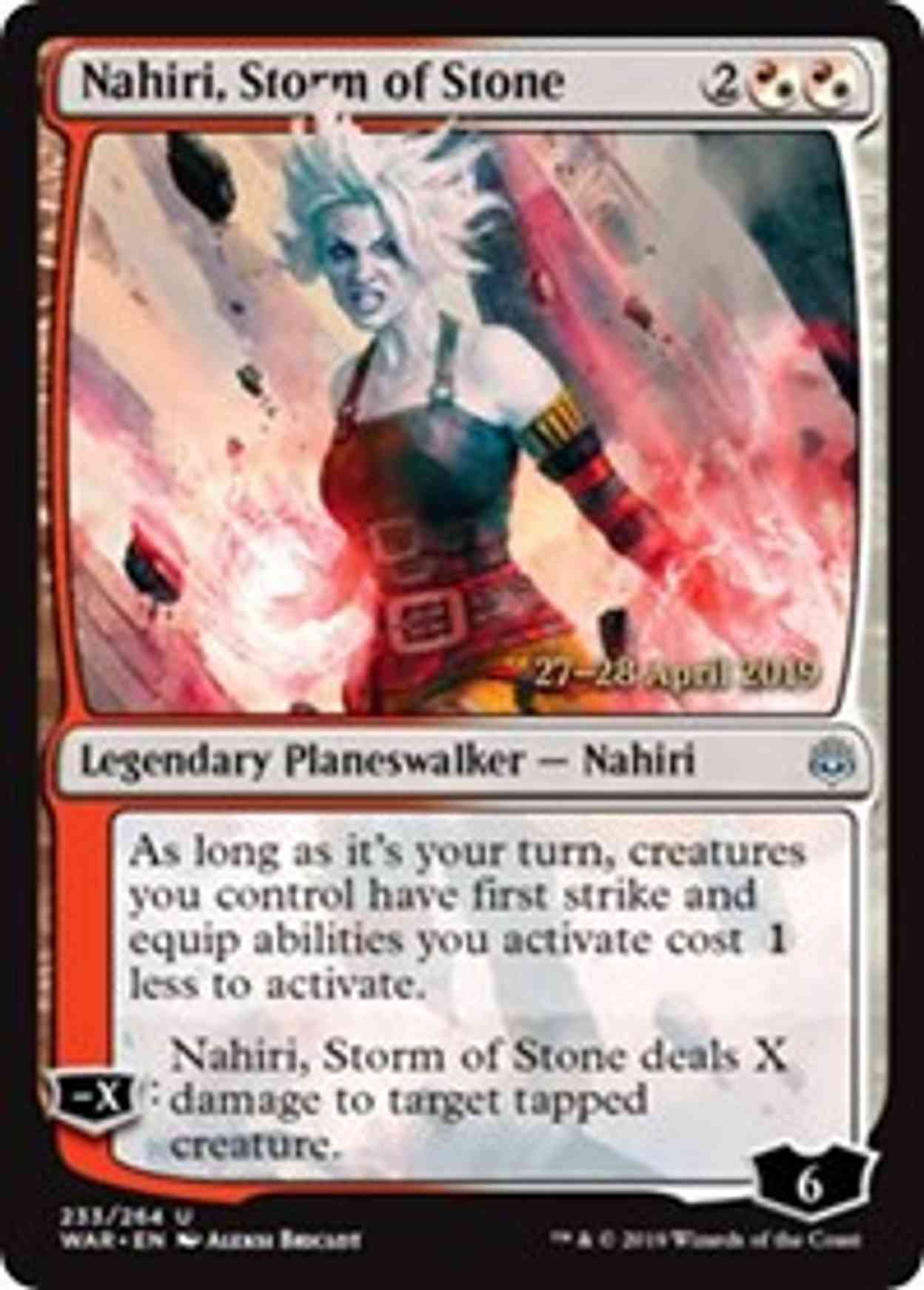 Nahiri, Storm of Stone magic card front