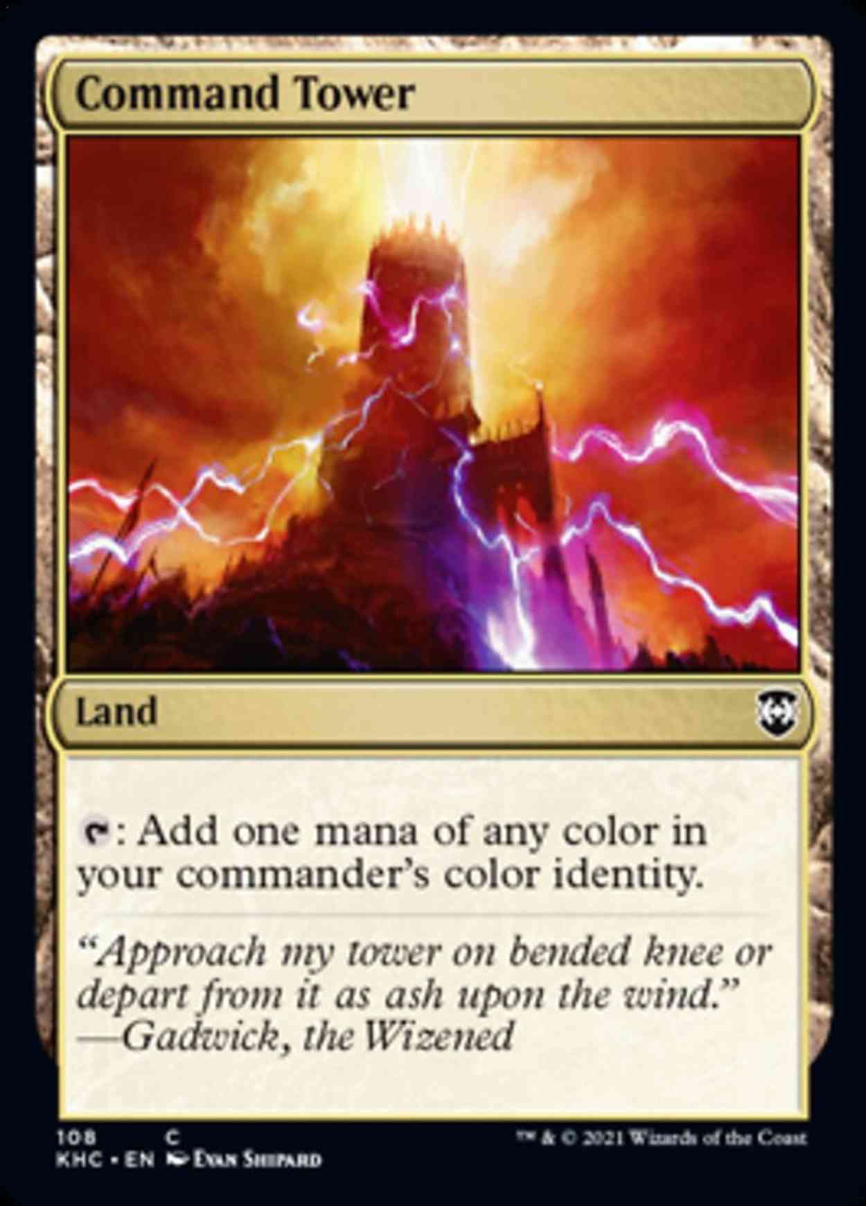 Command Tower magic card front