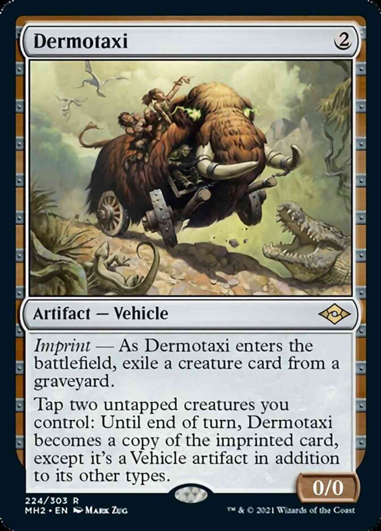 Dermotaxi magic card front