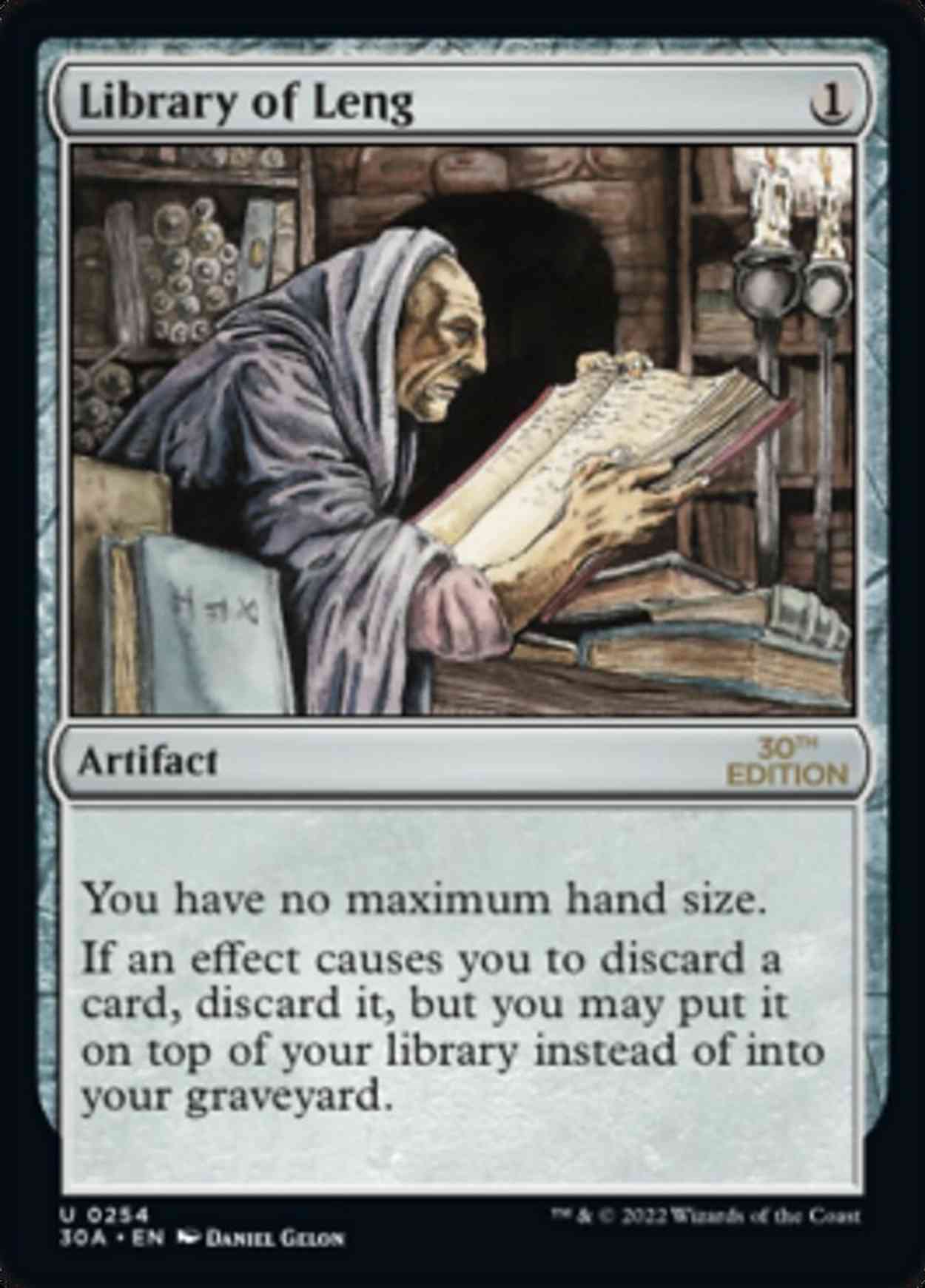 Library of Leng magic card front