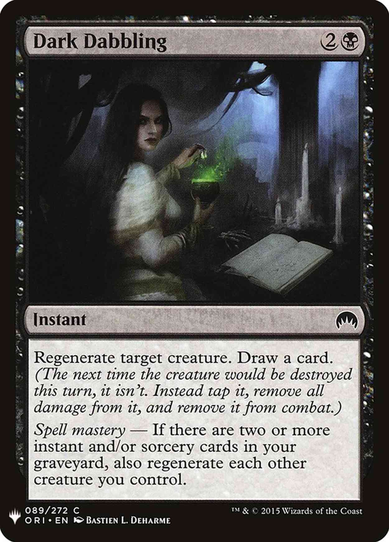Dark Dabbling magic card front
