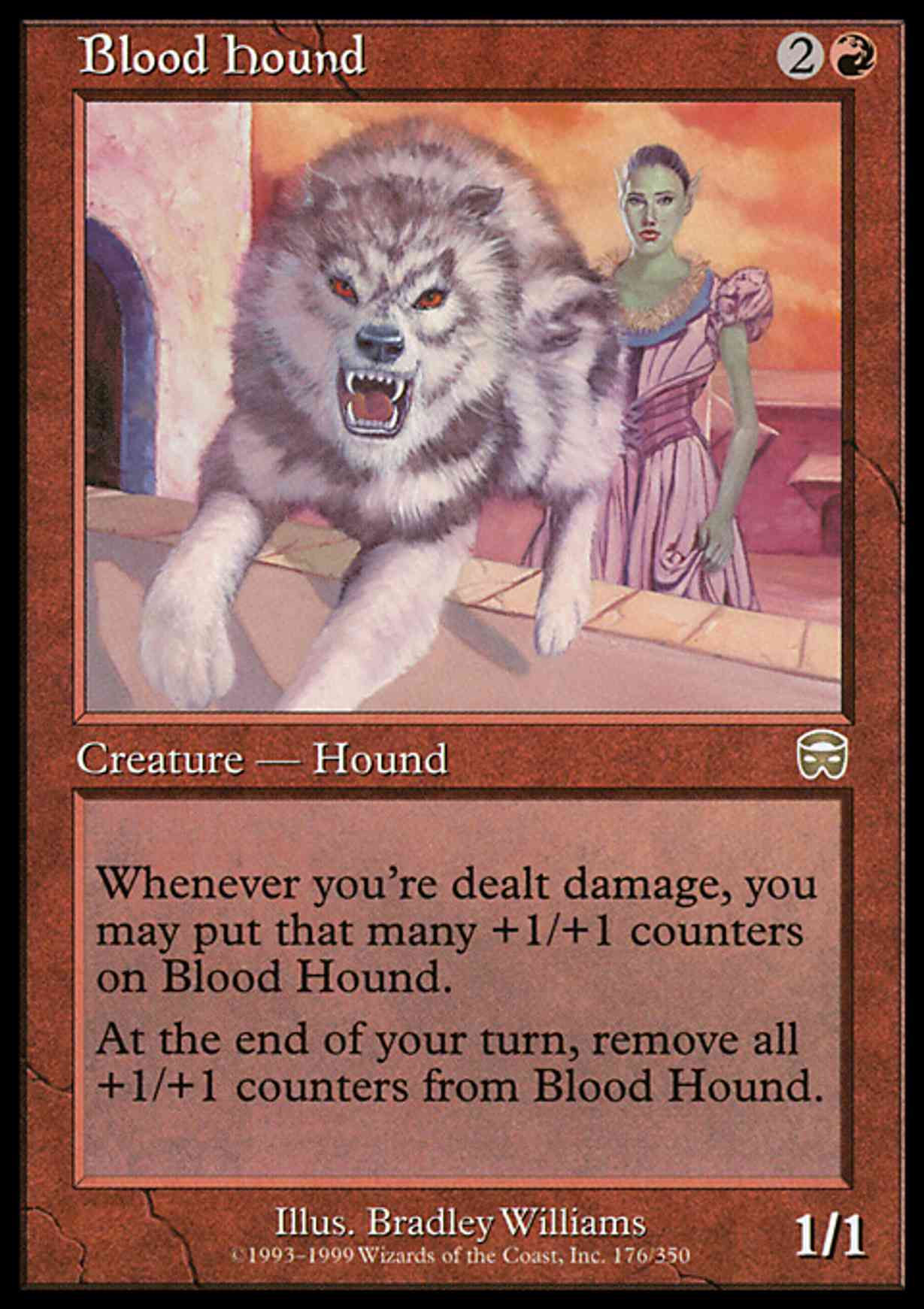 Blood Hound magic card front