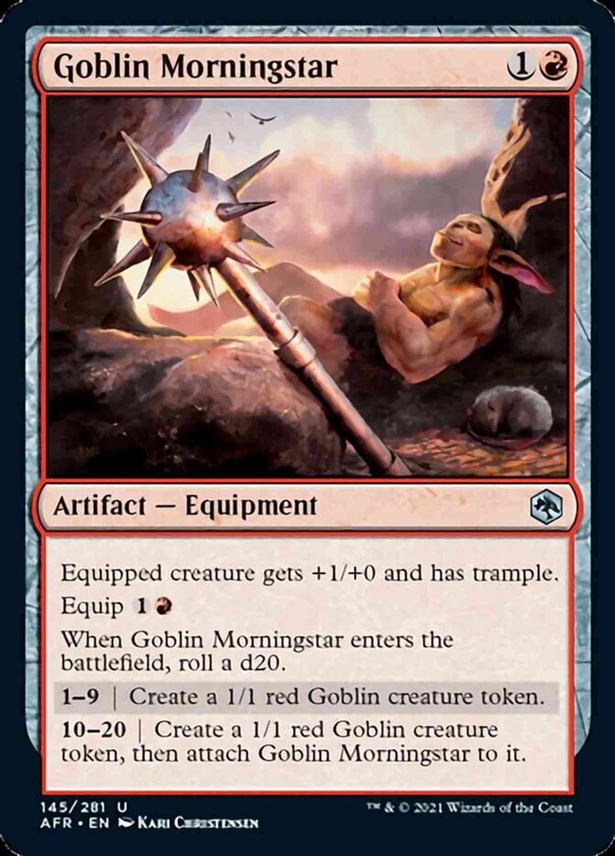 Goblin Morningstar magic card front
