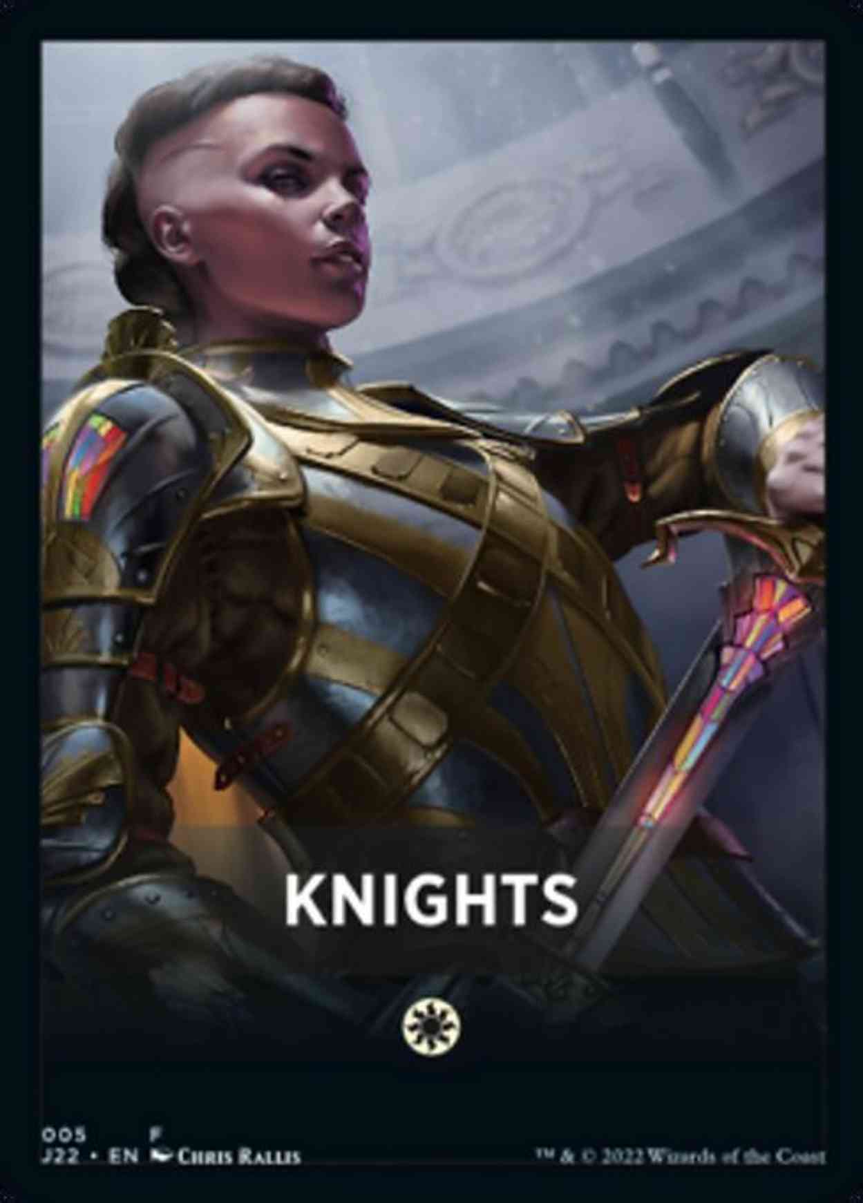 Knights Theme Card magic card front