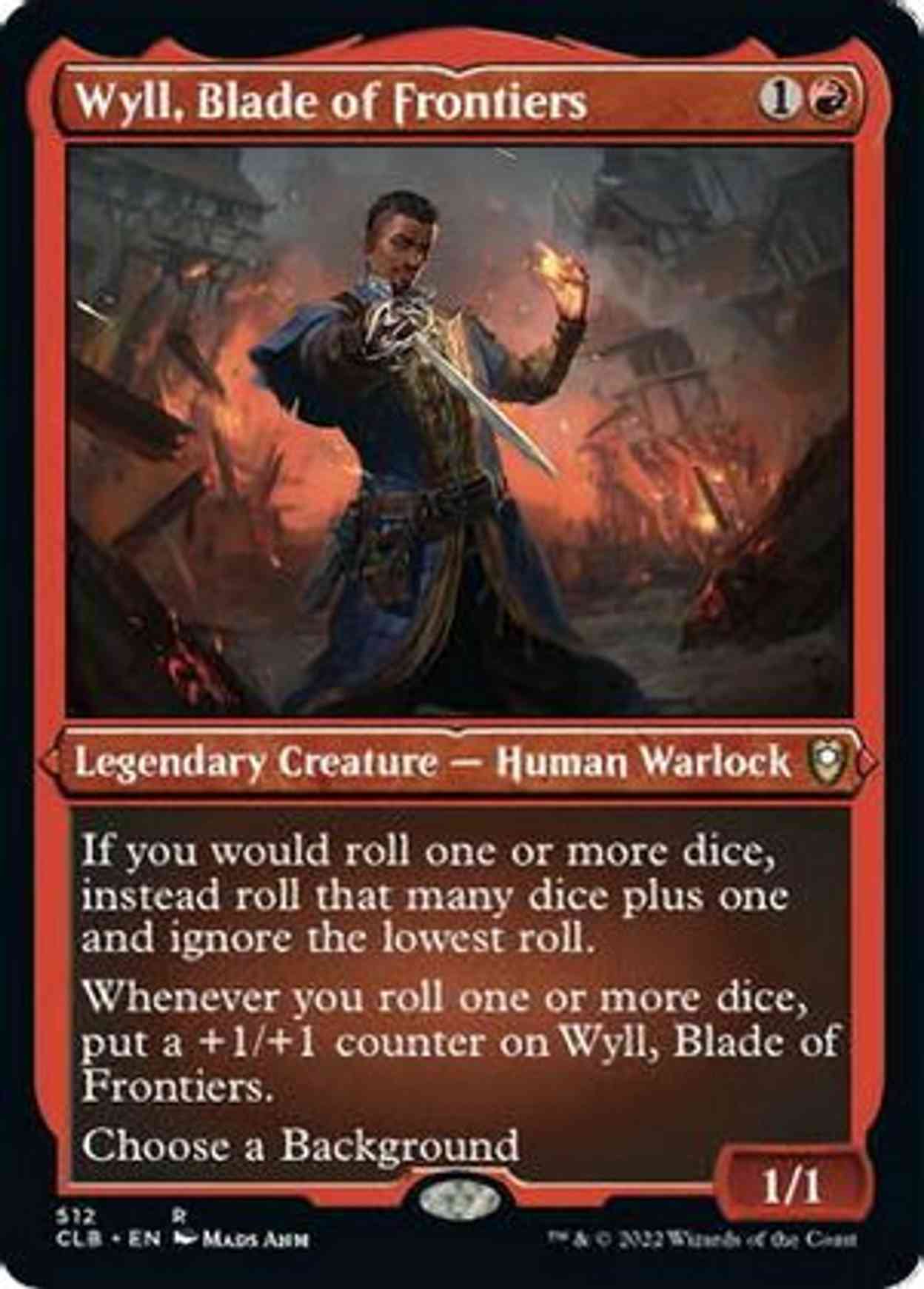 Wyll, Blade of Frontiers (Foil Etched) magic card front