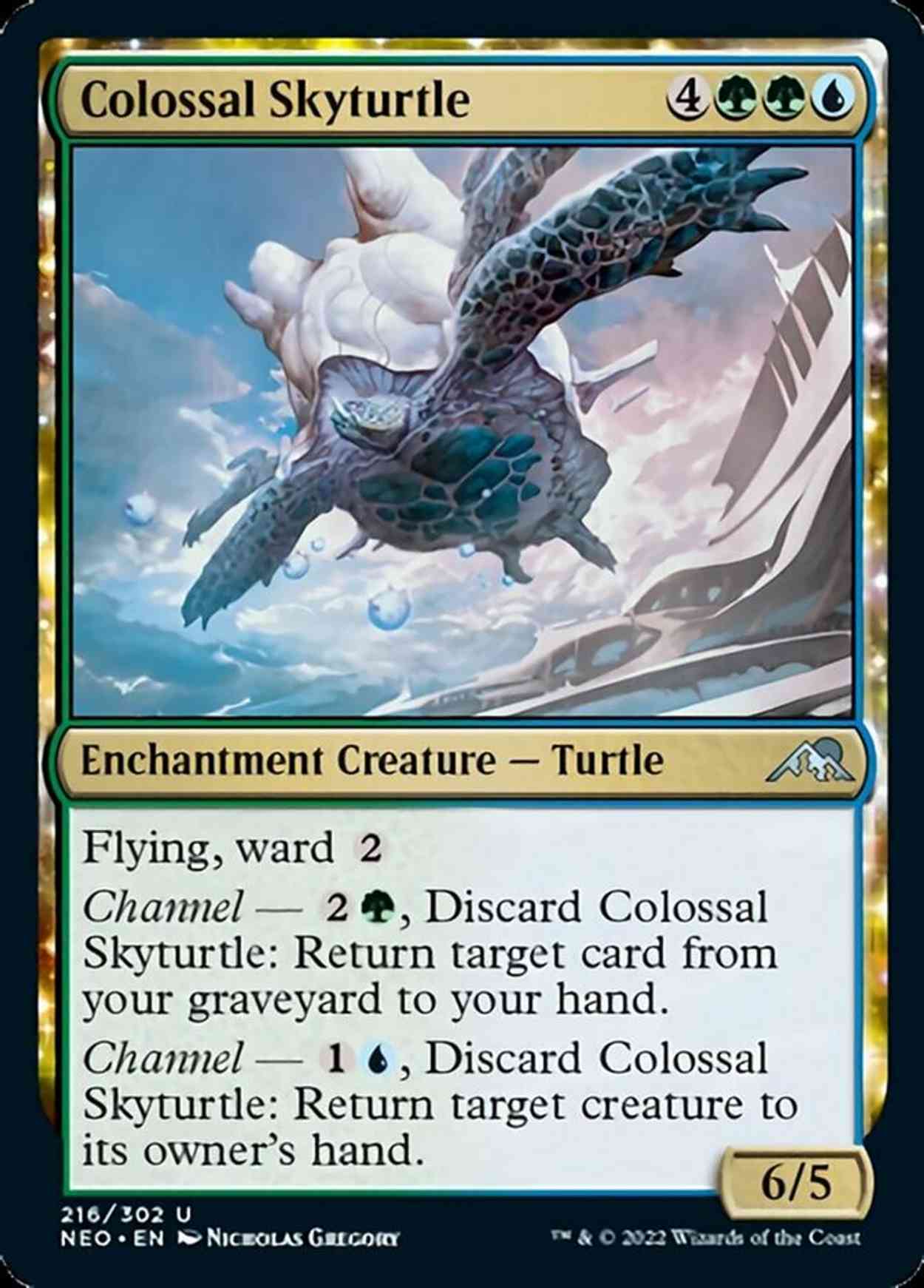 Colossal Skyturtle magic card front