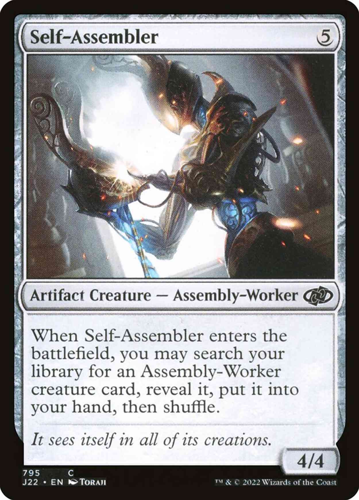 Self-Assembler magic card front