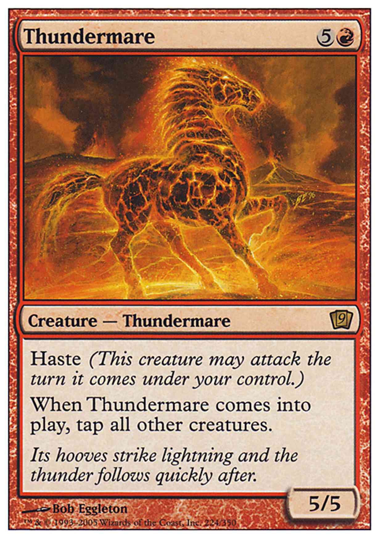Thundermare magic card front