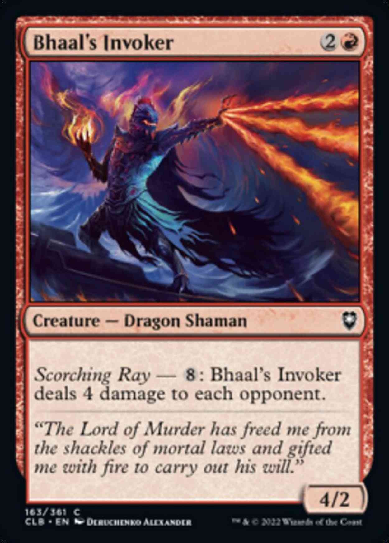 Bhaal's Invoker magic card front