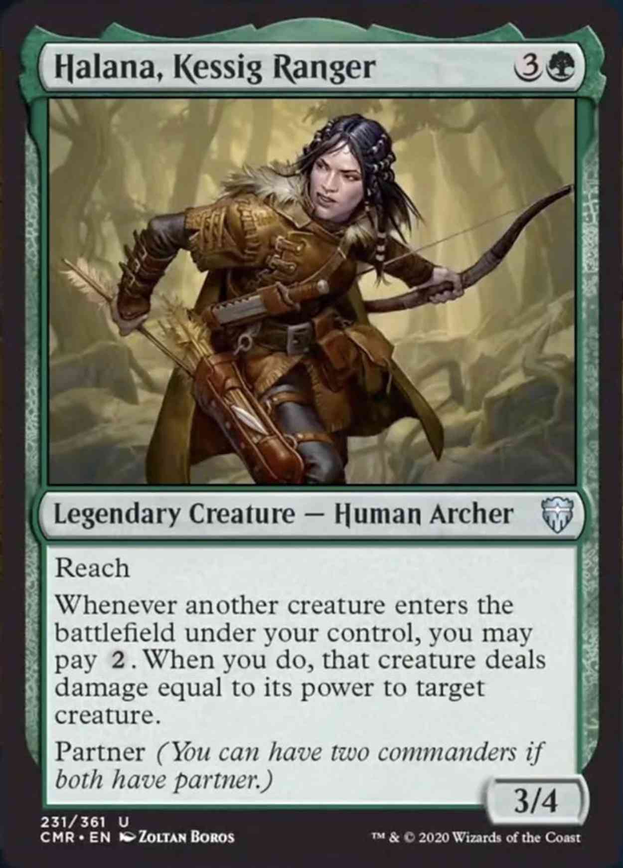 Halana, Kessig Ranger magic card front