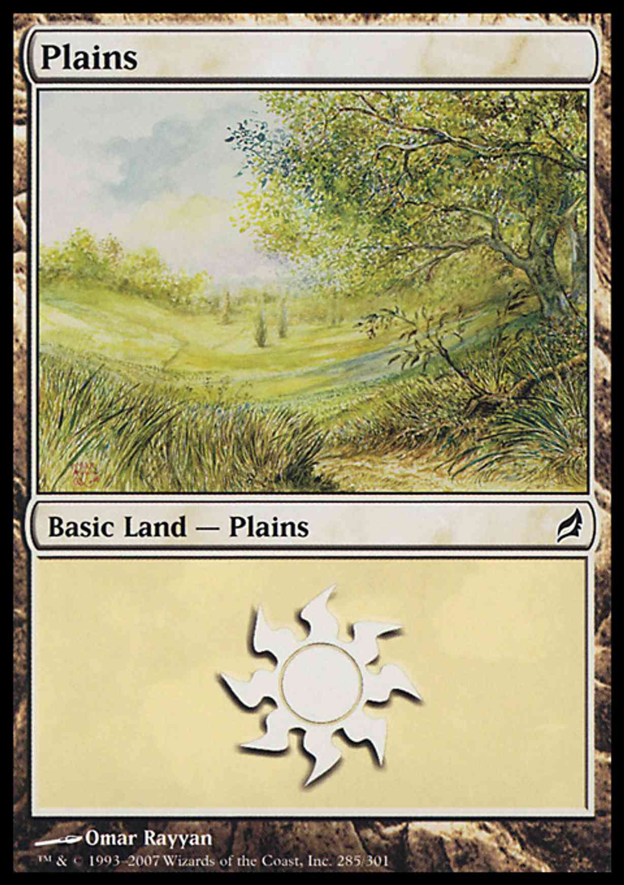 Plains (285) magic card front