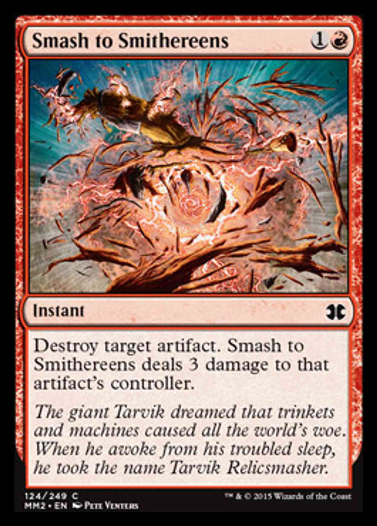 Smash to Smithereens magic card front