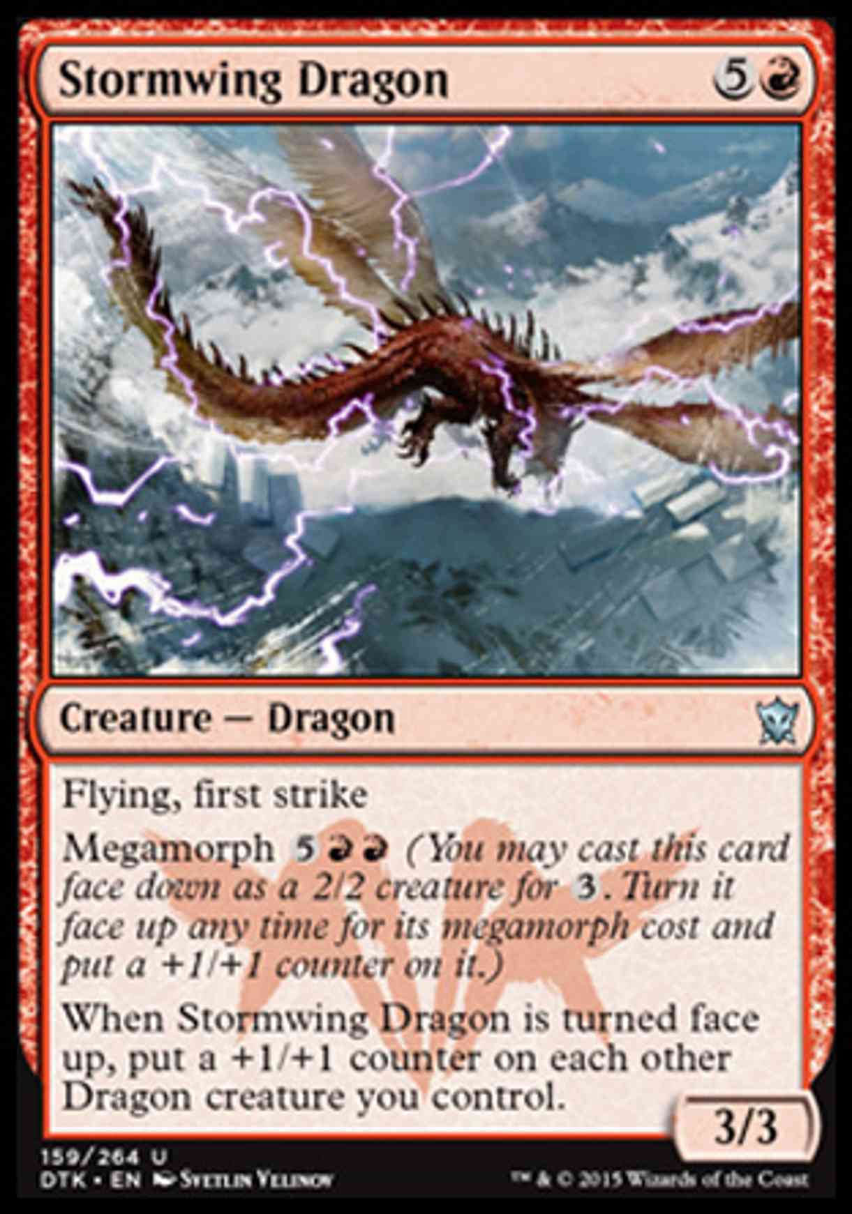 Stormwing Dragon magic card front