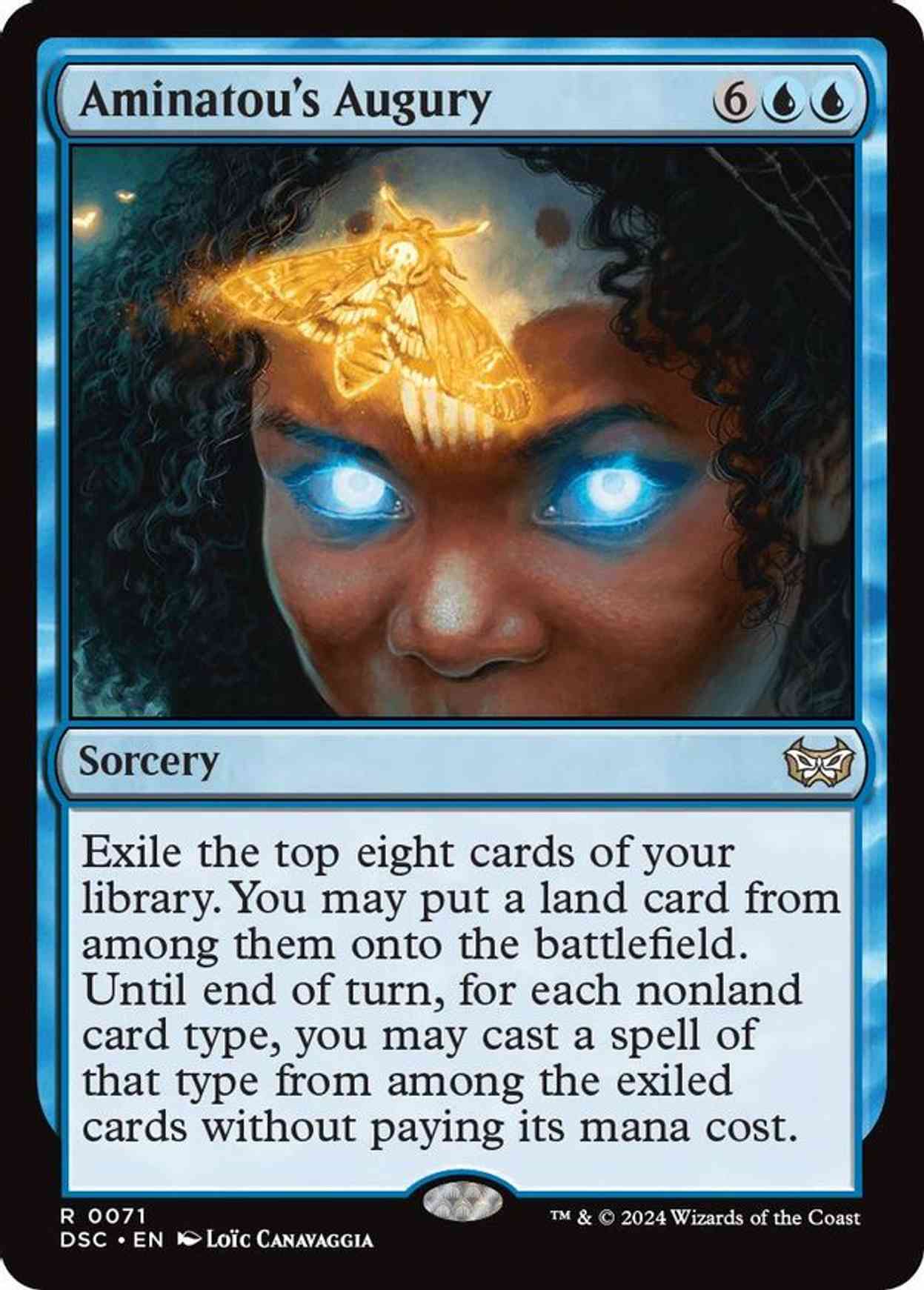 Aminatou's Augury magic card front