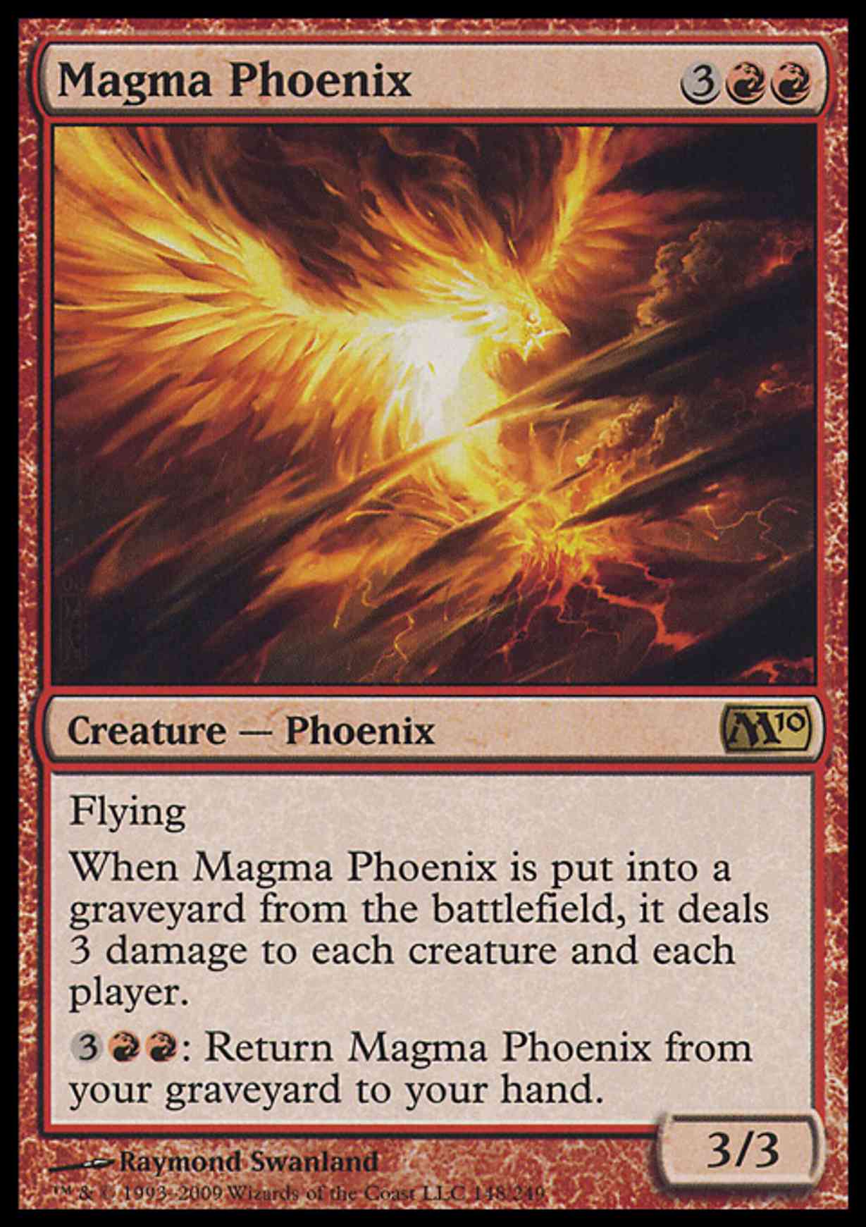 Magma Phoenix magic card front