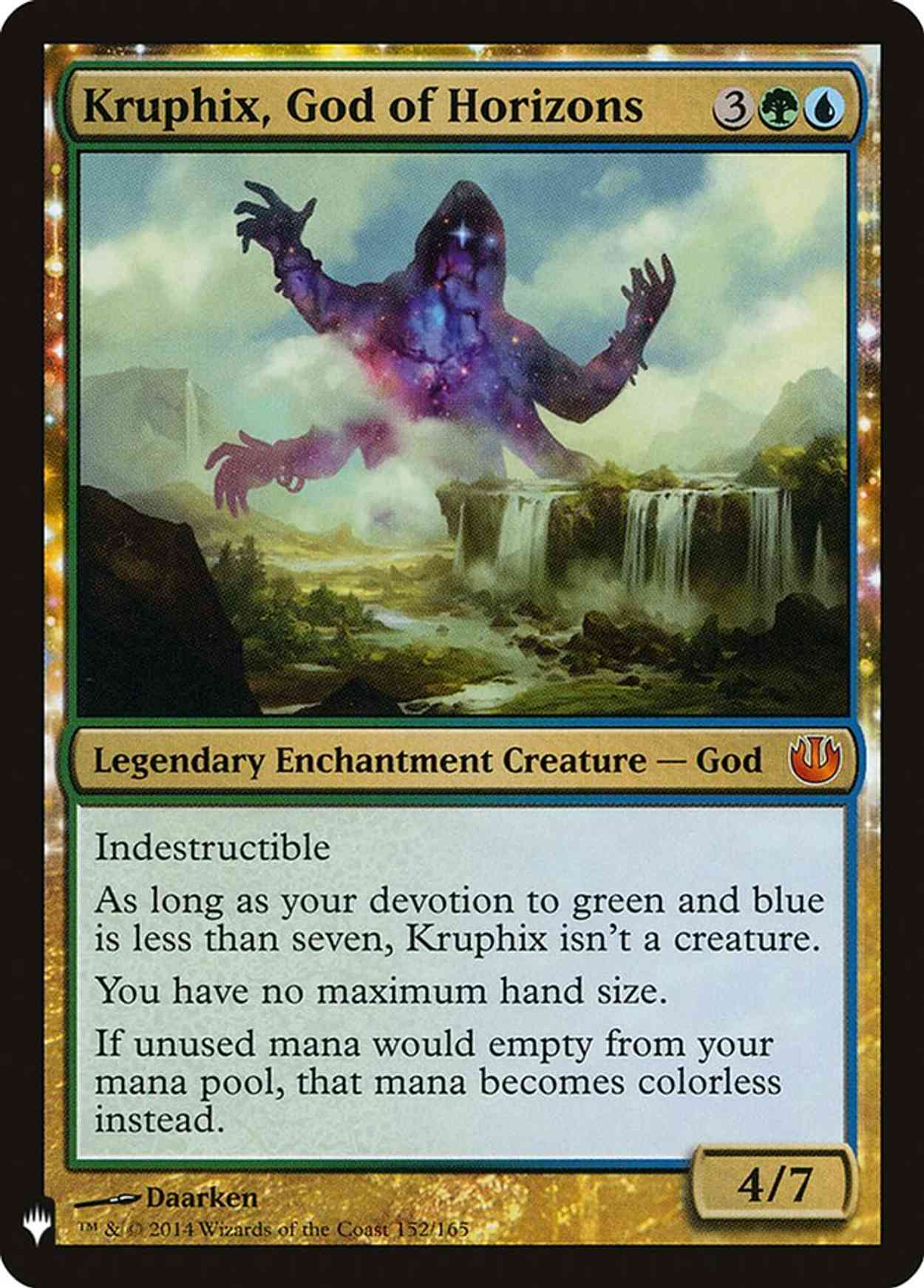 Kruphix, God of Horizons magic card front