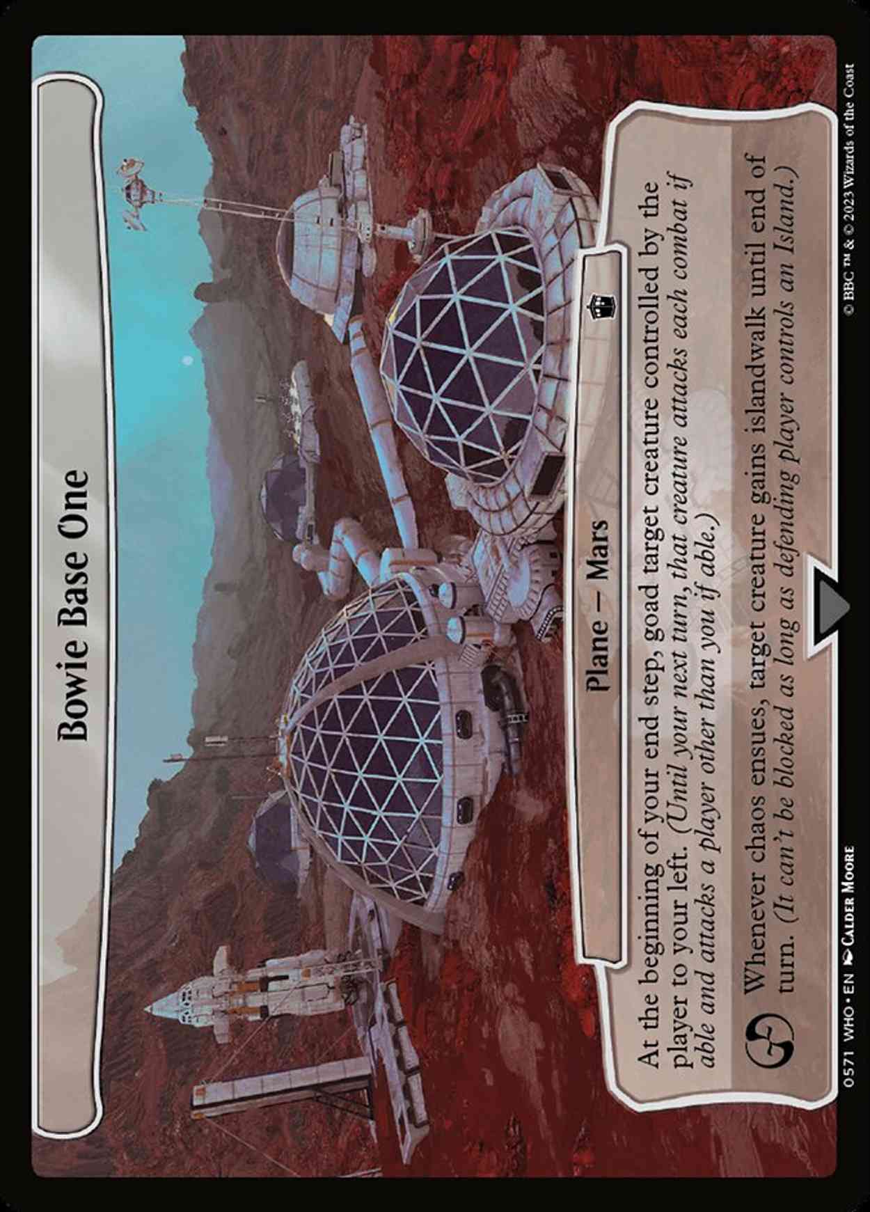 Bowie Base One magic card front