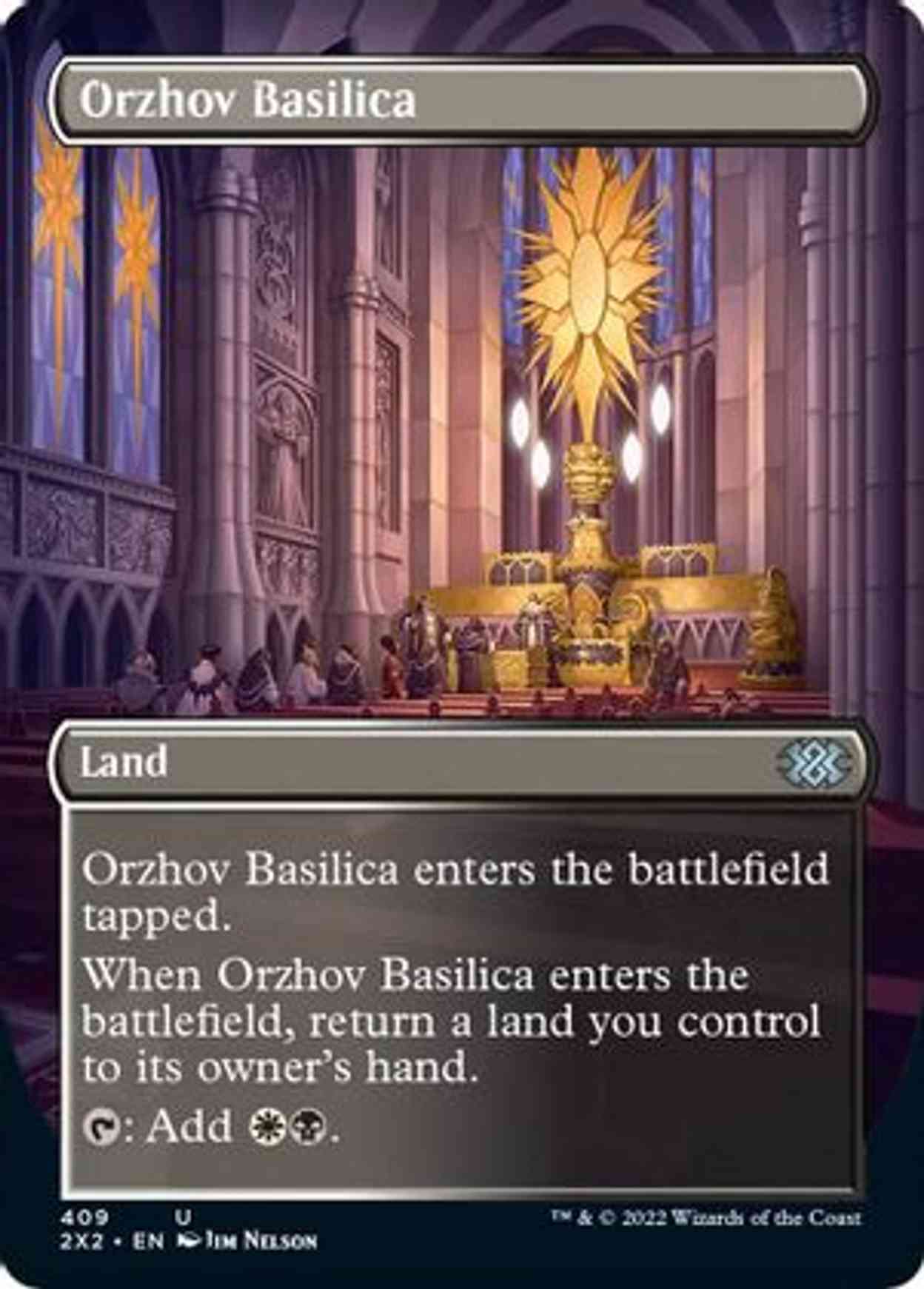 Orzhov Basilica (Borderless) magic card front