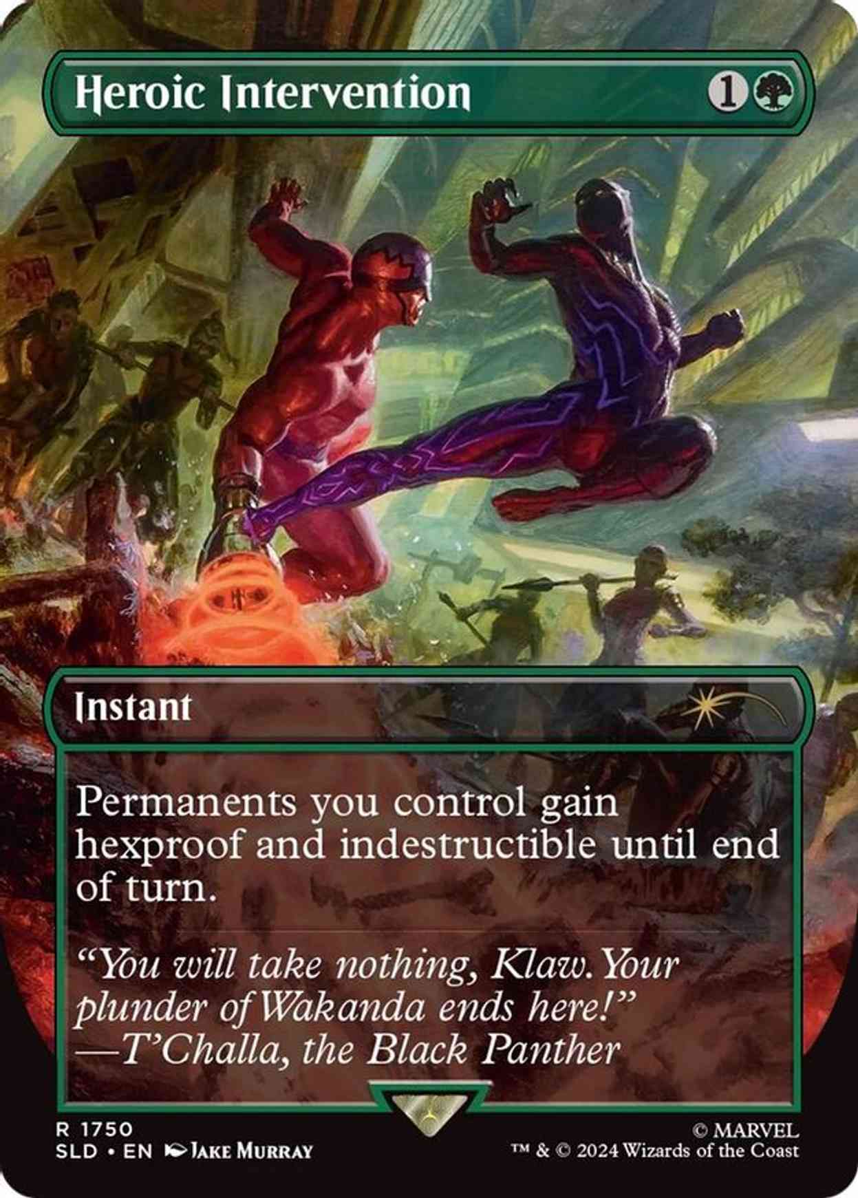 Heroic Intervention (Rainbow Foil) magic card front