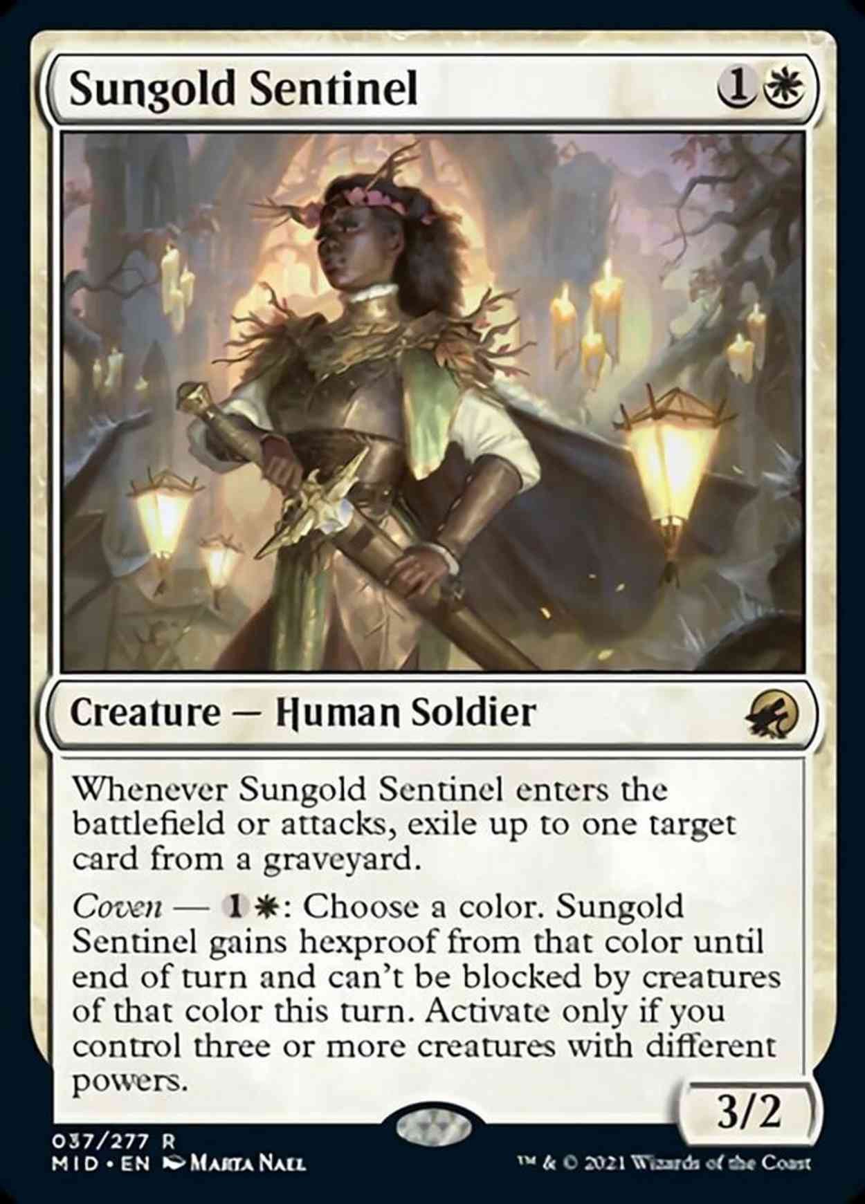 Sungold Sentinel magic card front