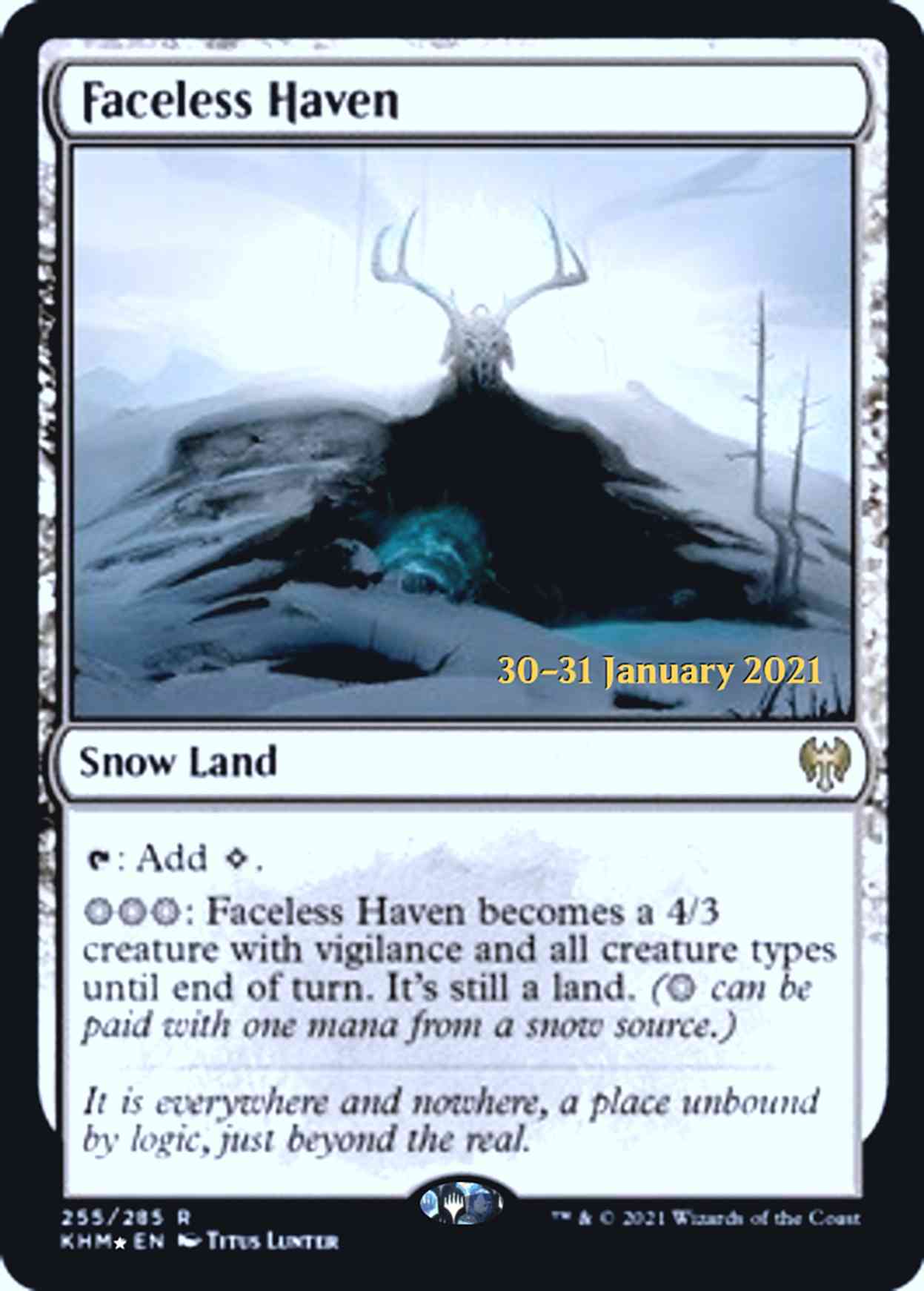 Faceless Haven magic card front