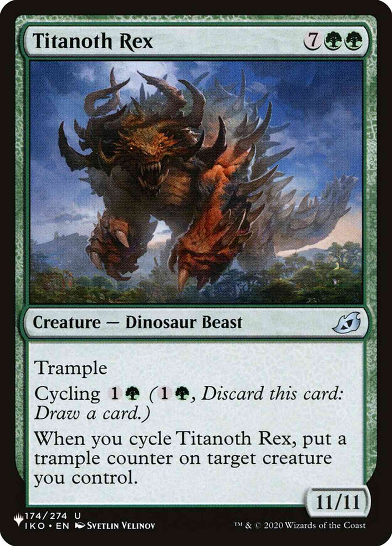 Titanoth Rex magic card front