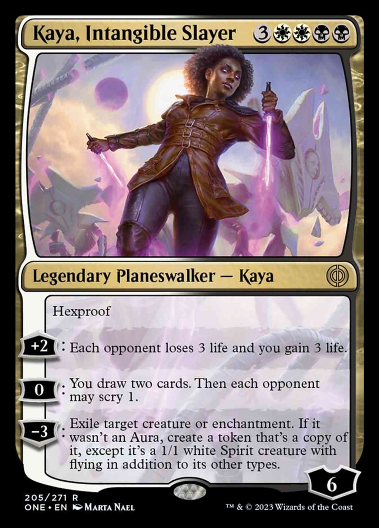 Kaya, Intangible Slayer magic card front